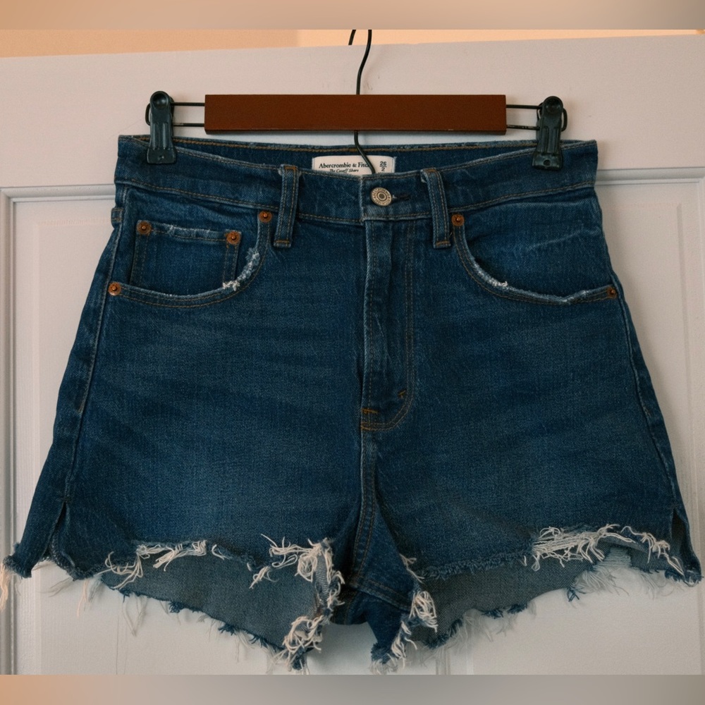 Abercrombie Curve Love High Rise Cut Off Shorts